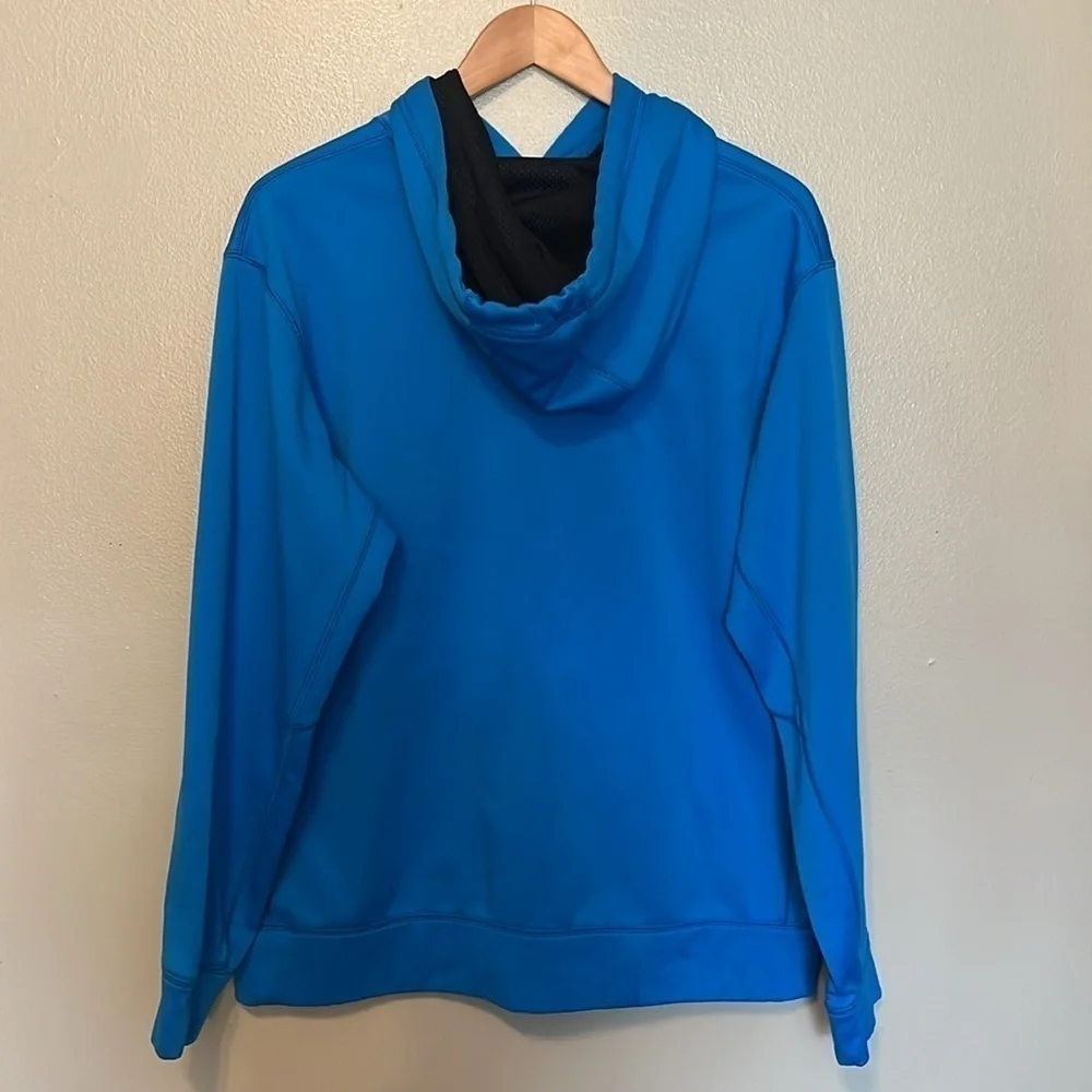 Nike therma fit hoodie blue/black unisex large